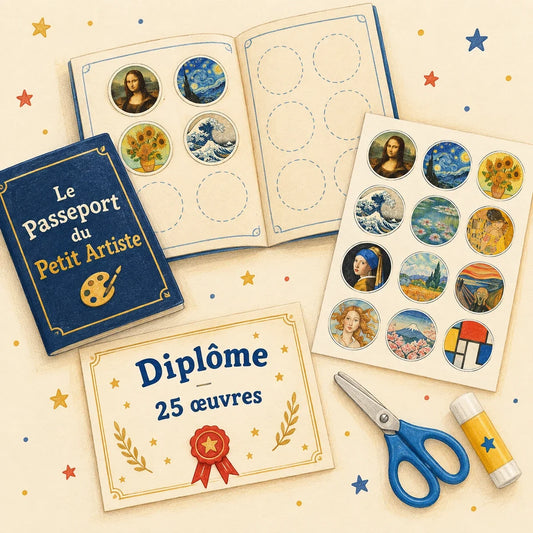 Le Passeport du Petit Artiste - album de collection des 100 chefs-d'œuvre